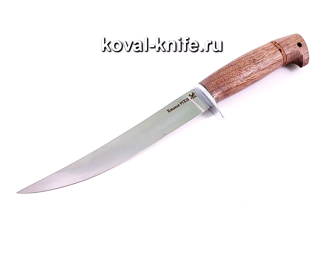 Filet knife (steel 95×18), handle A137 nut