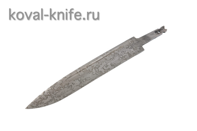 Blade for a knife from steel 95х18 etched Cherry