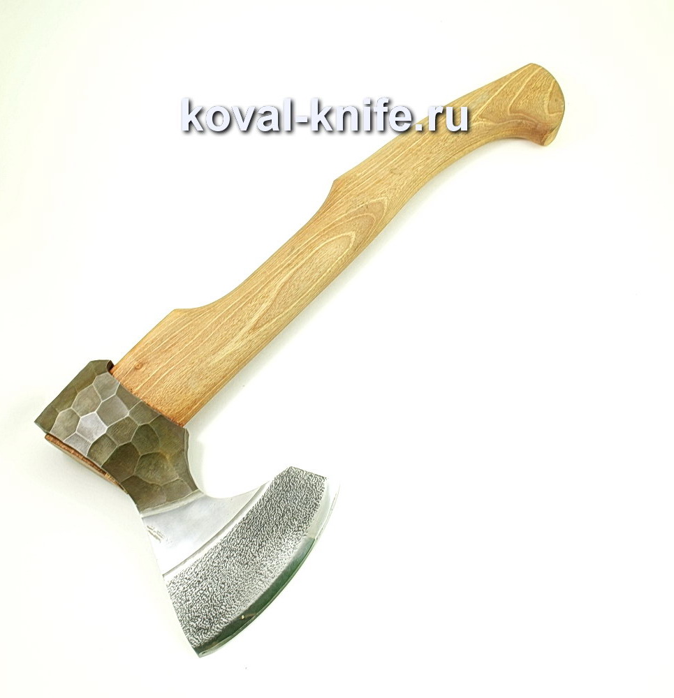 Hand ax forged from steel 9hs (handle nut) A430