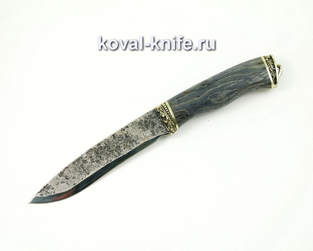 Knife Rhinoceros from steel 9HS (handle Karelian birch, casting) A398