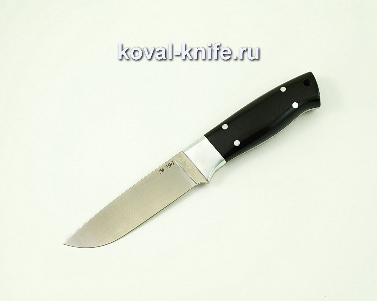 Squirrel knife from powder steel M390 (ebonite handle) A391