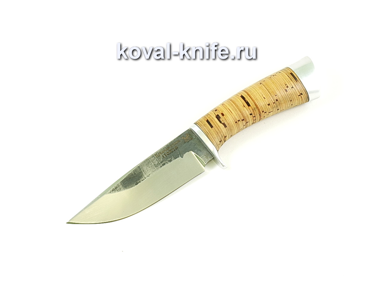 Knife Norway (steel 110×18), birch bark handle A038