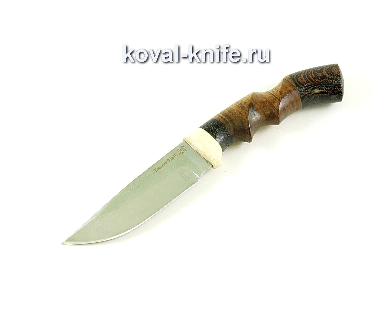 Bigzod-mini knife (steel 95×18), hilt handle, wenge, nut A265