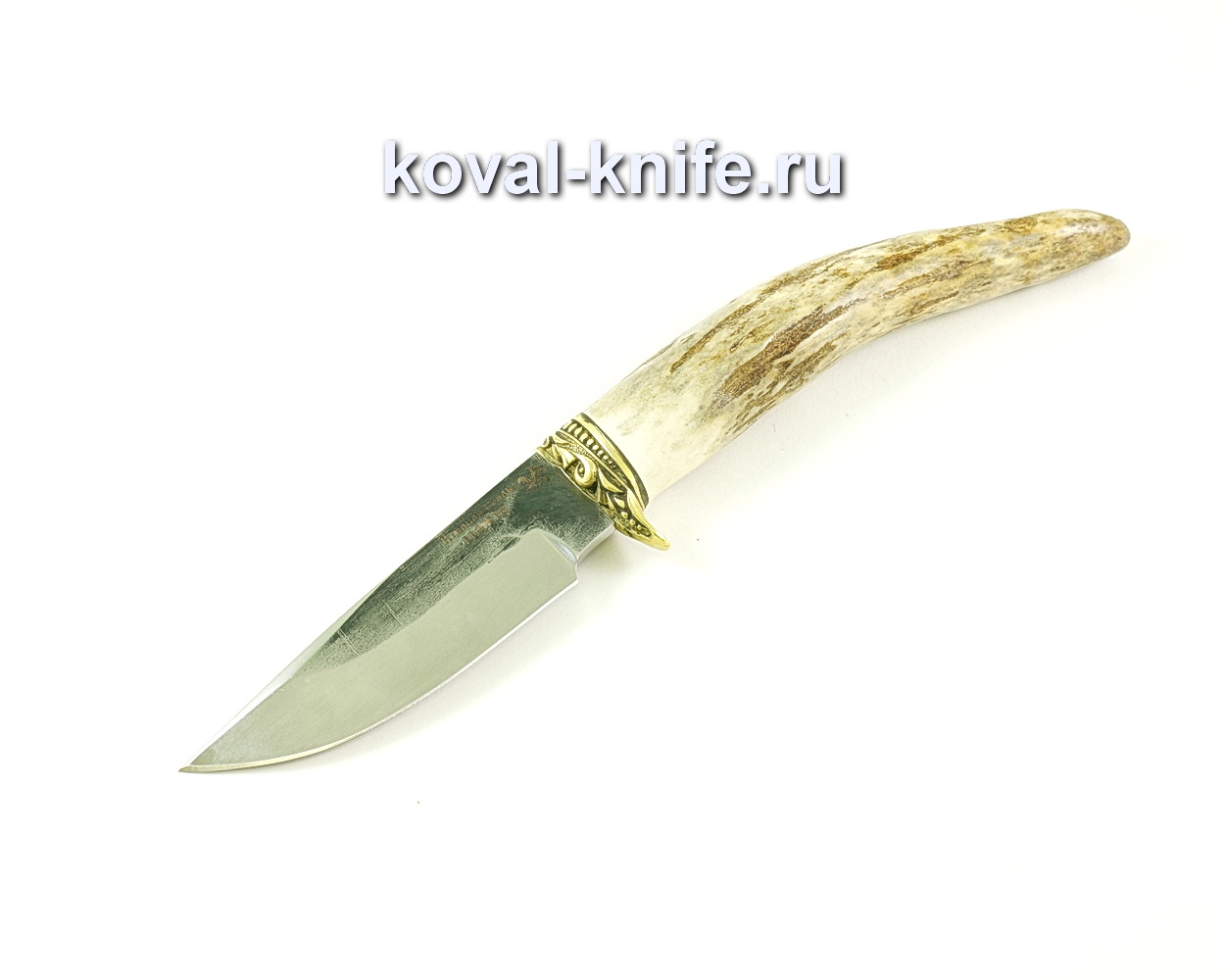 Knife Norwegian (steel 110×18), handle moose horn A040