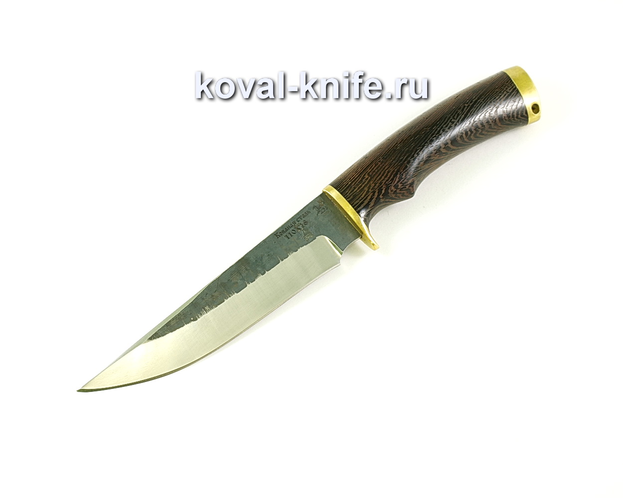 fox knife (steel 110×18), wenge handle, casting A041