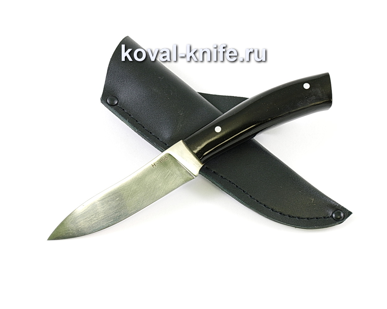 Doe knife (N-695 steel), A109 hard rubber handle