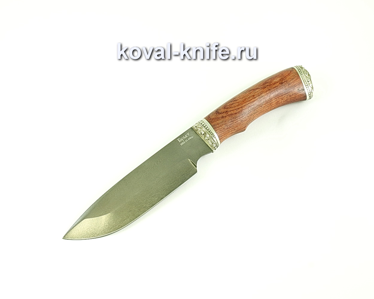 Bigzod knife (steel damask steel), bubing handle, casting A089