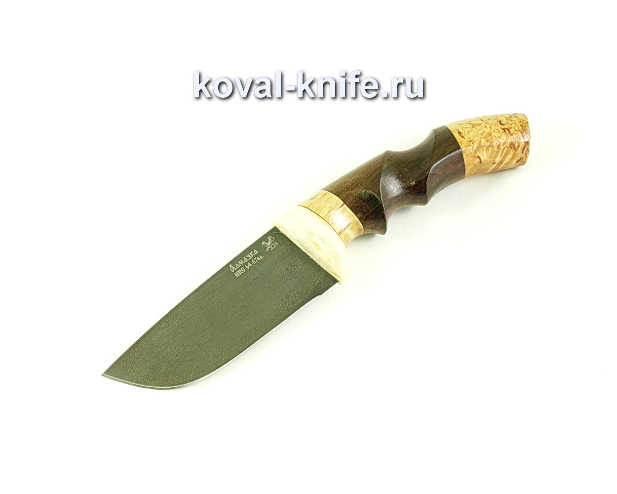 Knife Beaver (steel ХВ5-Almazka), hilt handle, carriage, walnut A098