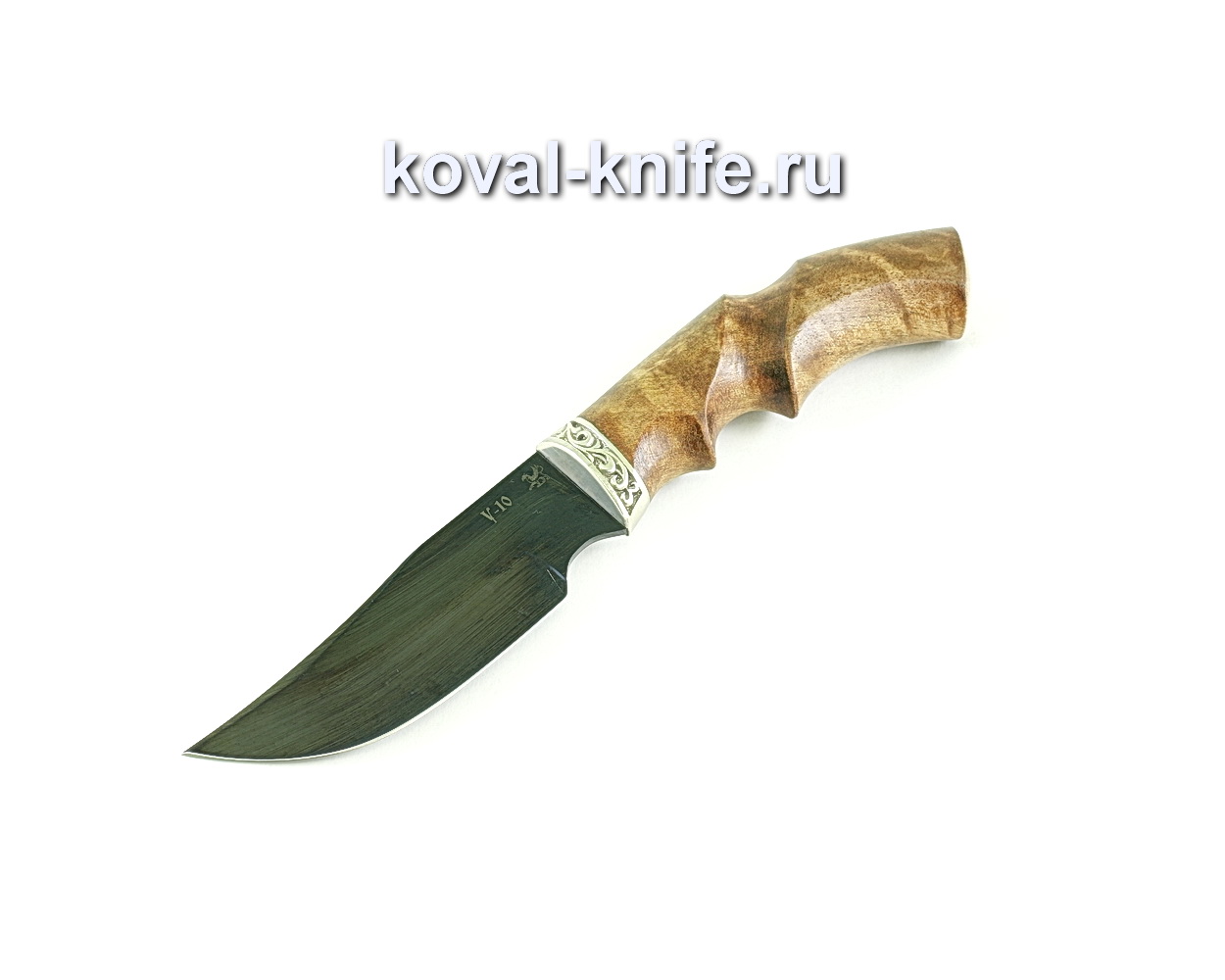 Knife Bekas (steel U10), handle walnut, cupronickel A084