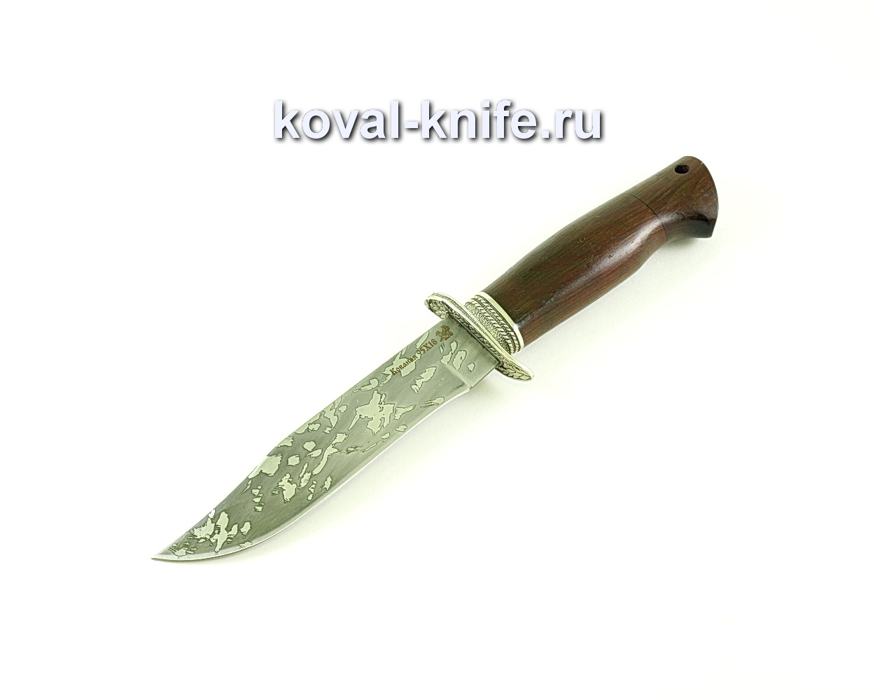 Viking knife (steel 95×18), wenge handle, casting A280