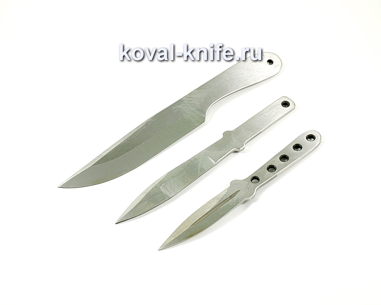 Set of throwing knives “Sturgeon, bastard, uncovered” (Steel 65G) A192