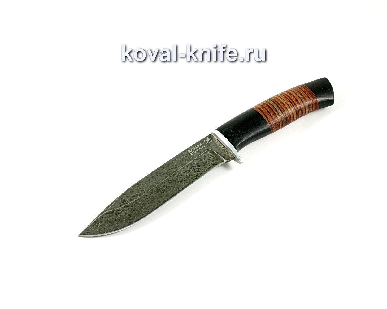 Knife Olympus (steel XB5-Almazka), hilt horn, leather A291