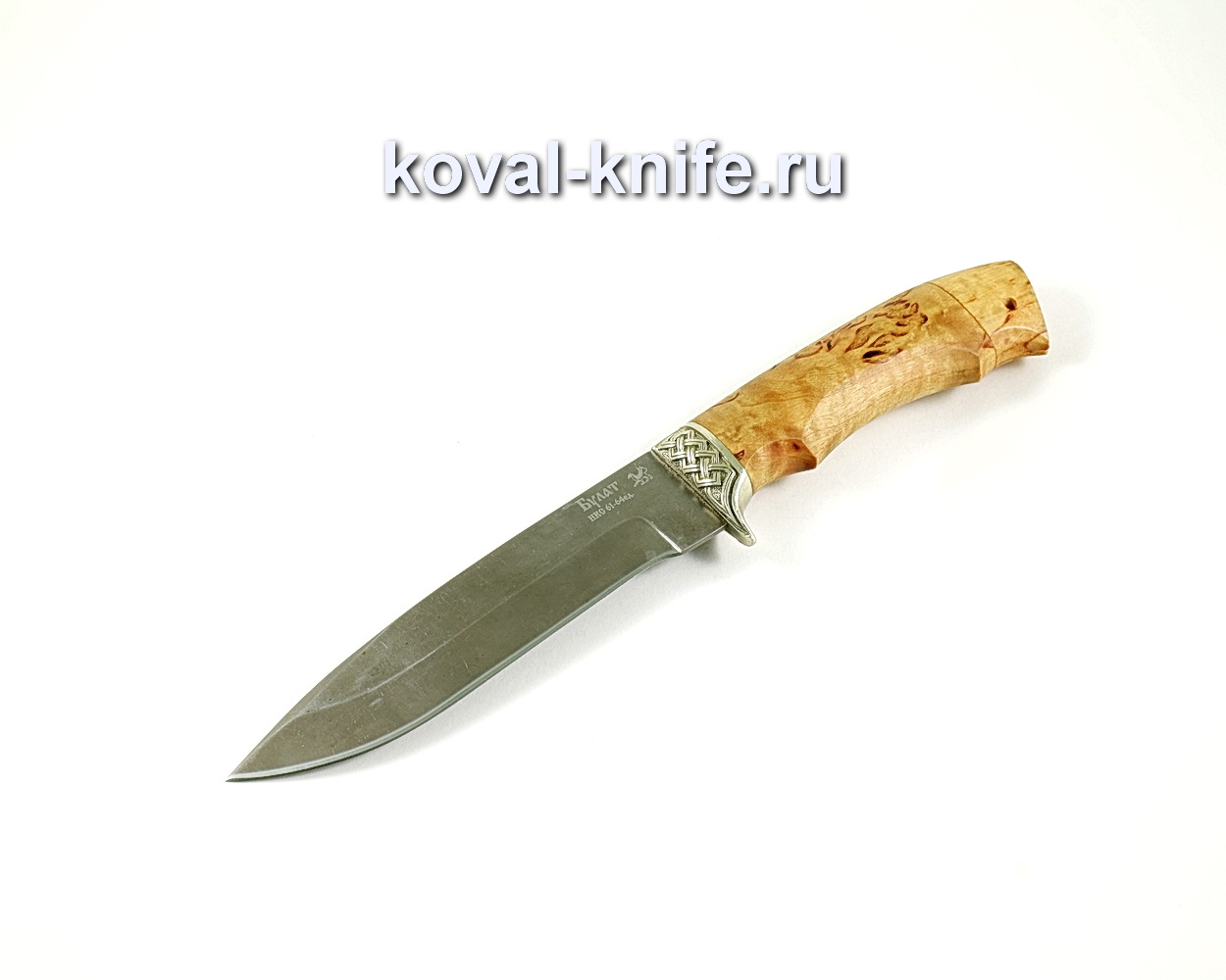 Knife Olympus (steel Bulat), handle Karelian birch, casting A200