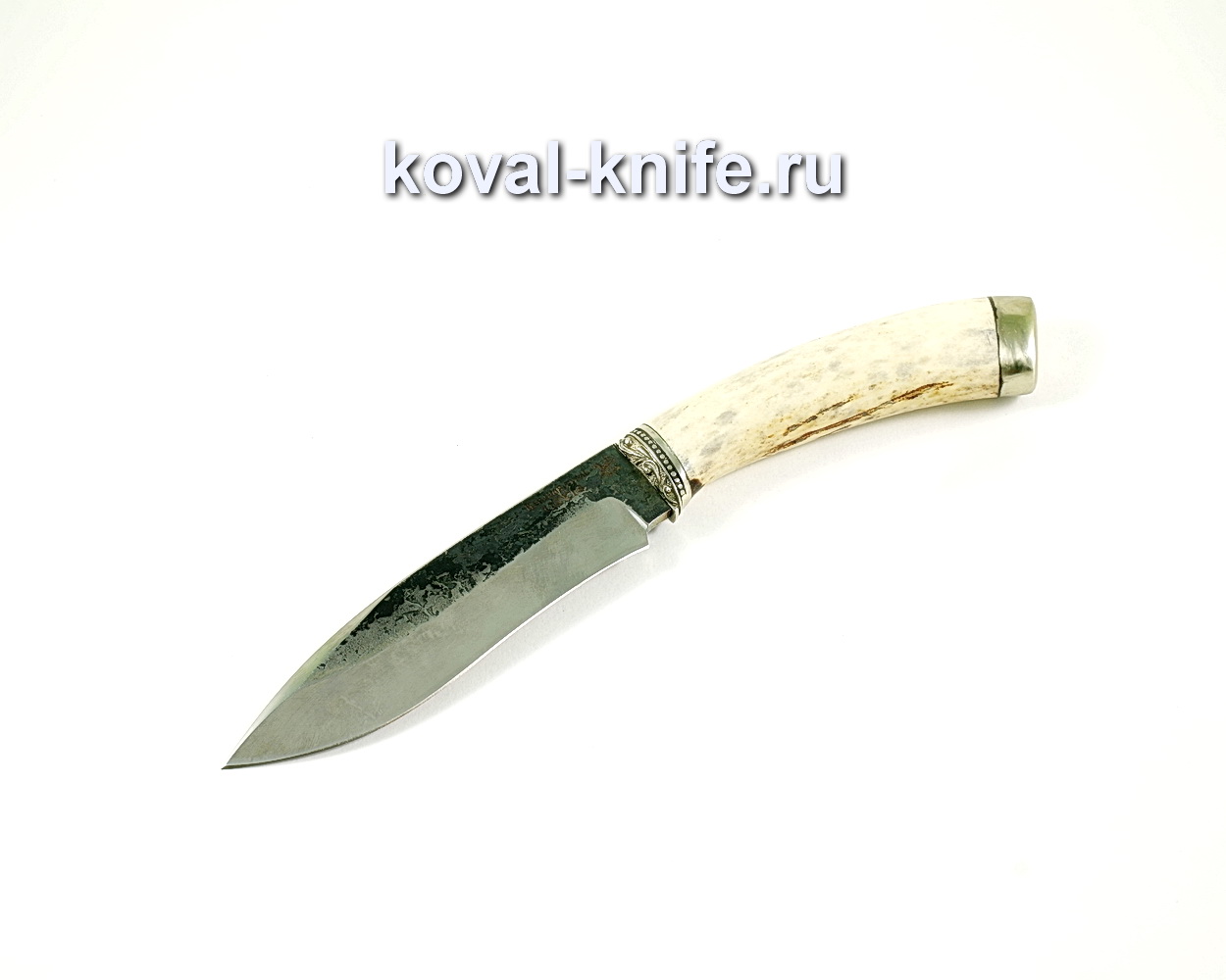 Orlan knife (steel 110х18), moose horn handle, casting A224