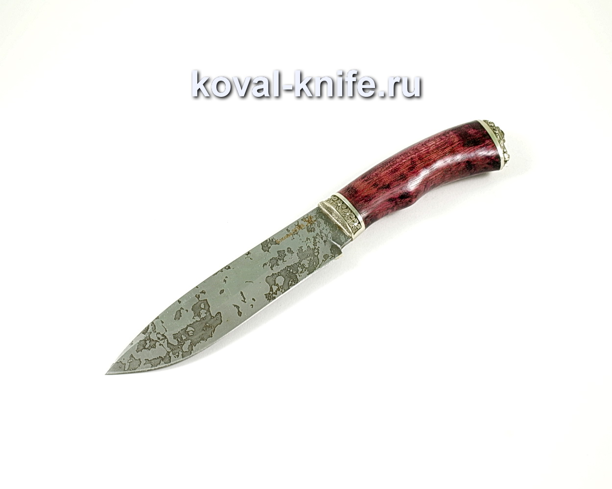 Orlan knife (steel 95×18), amaranth handle, casting A241