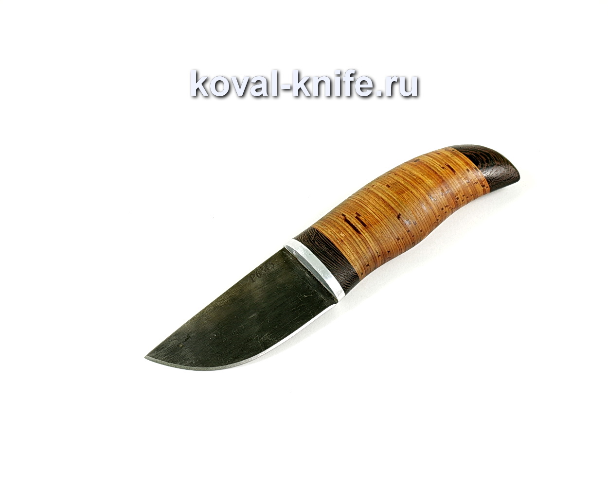 Knife Skin (steel P6m5), wenge handle, birch bark A214