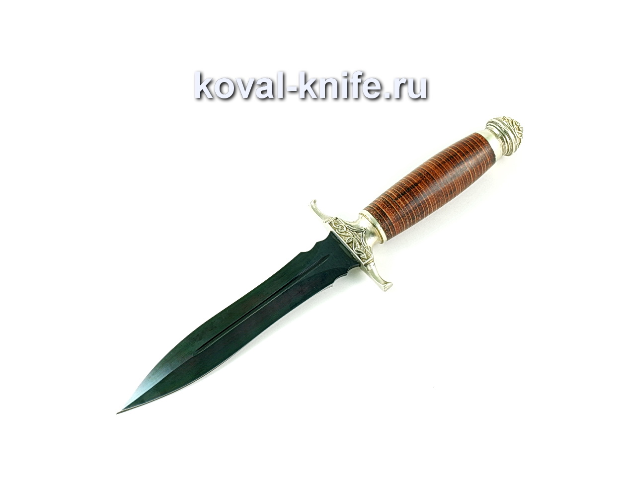 Cardinal knife (steel U10), leather handle, casting A177