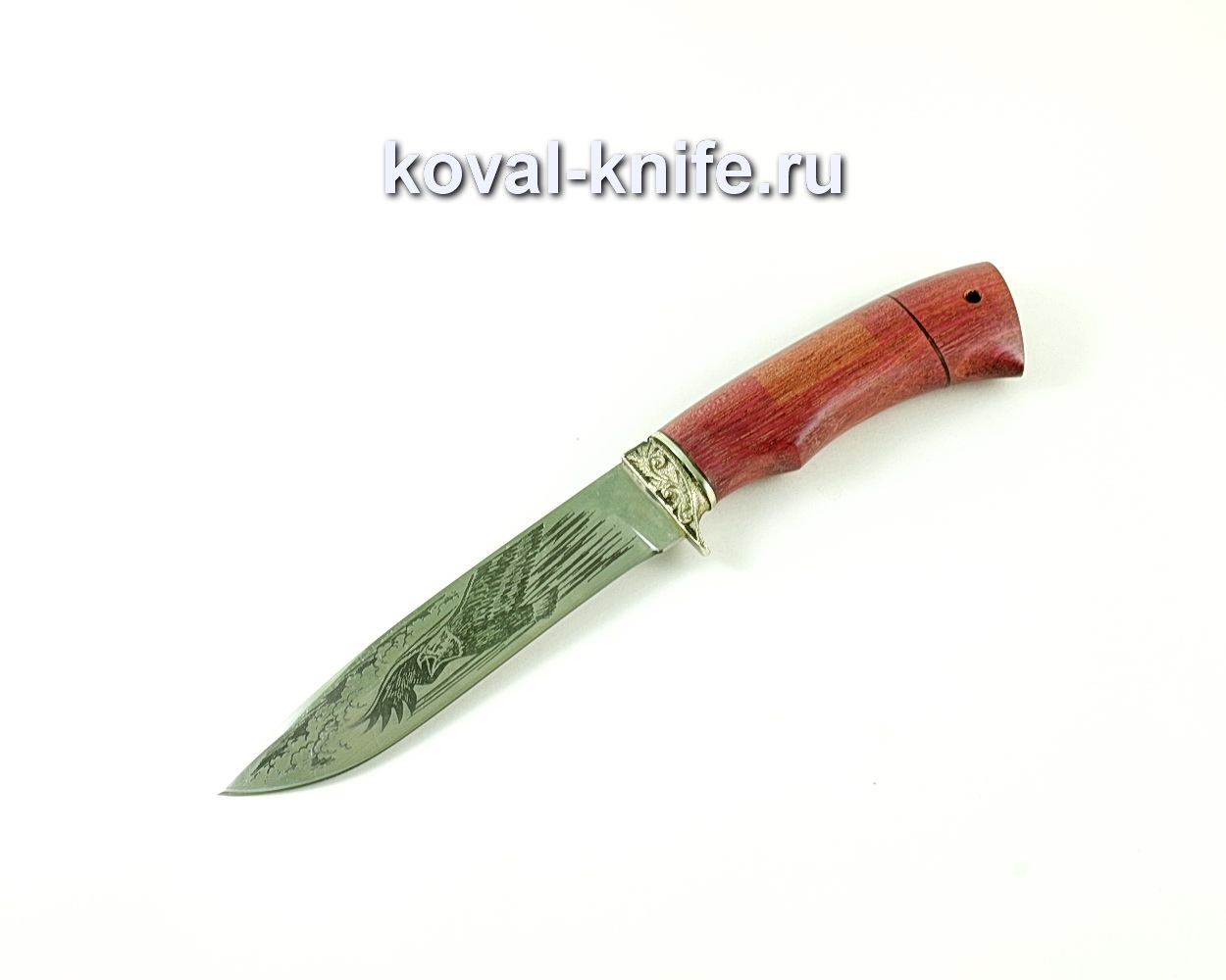 Knife Olympus (steel 65×13), amaranth handle, casting A172