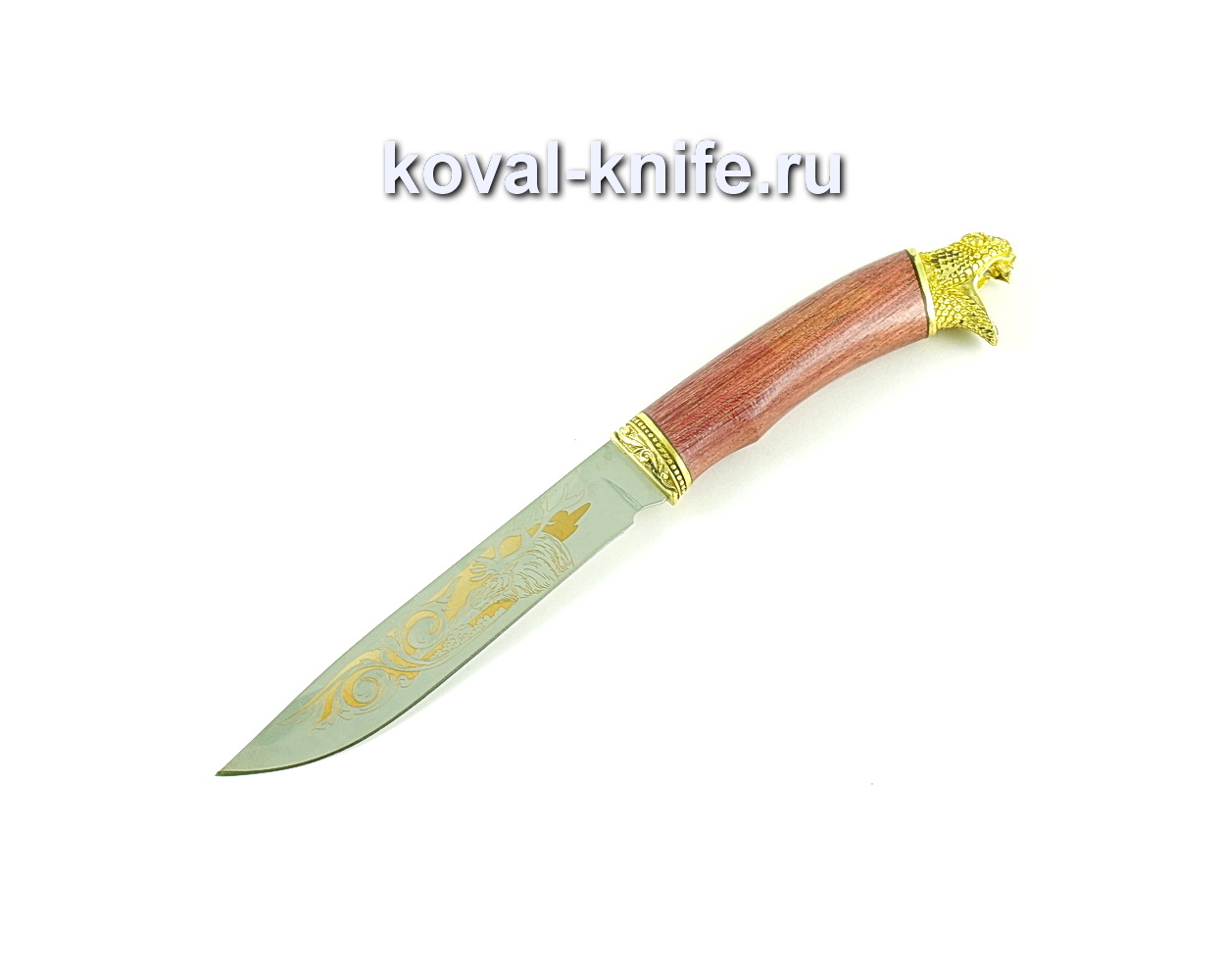 Knife Tourist (steel 65×13), amaranth handle, cast A173