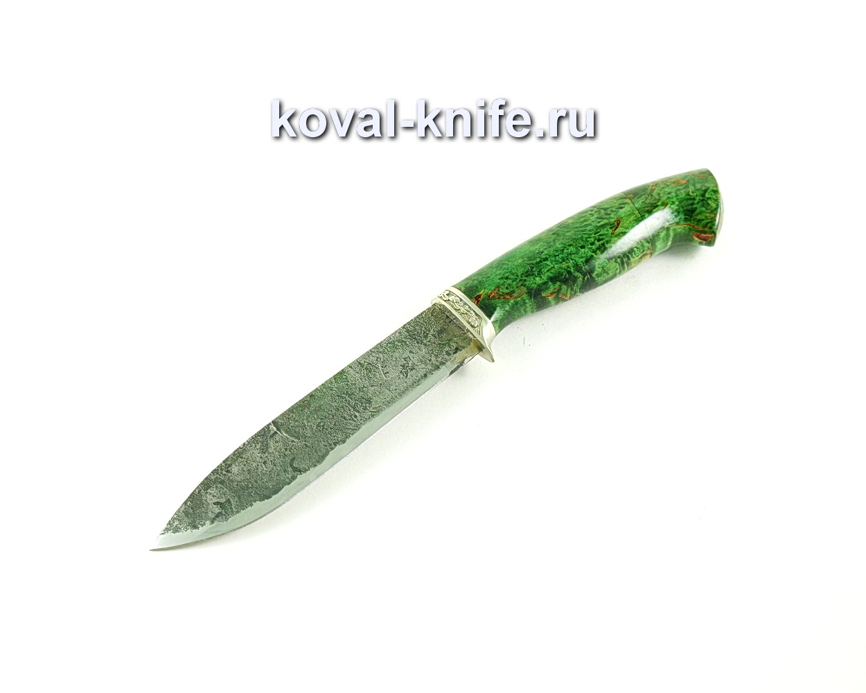 Knife Olympus (steel 9HS), handle Karelian birch-stabilized A294