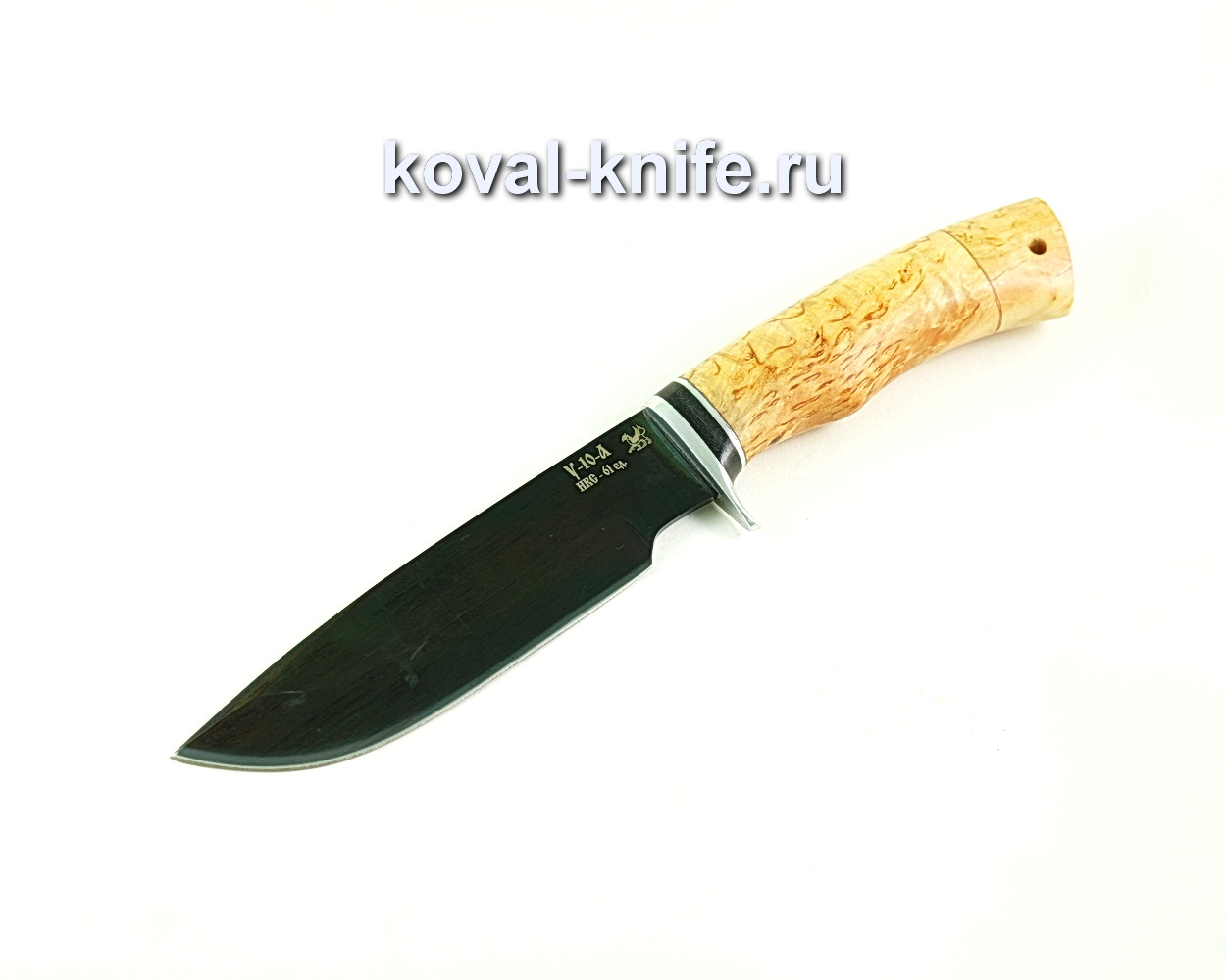 Knife Bars (steel U10), handle Karelian birch A306