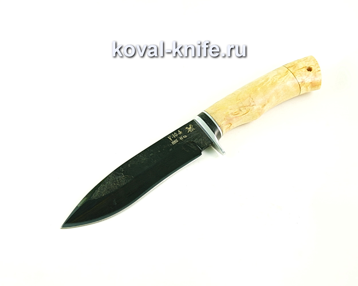 Knife Orlan (steel U10), handle Karelian birch A307