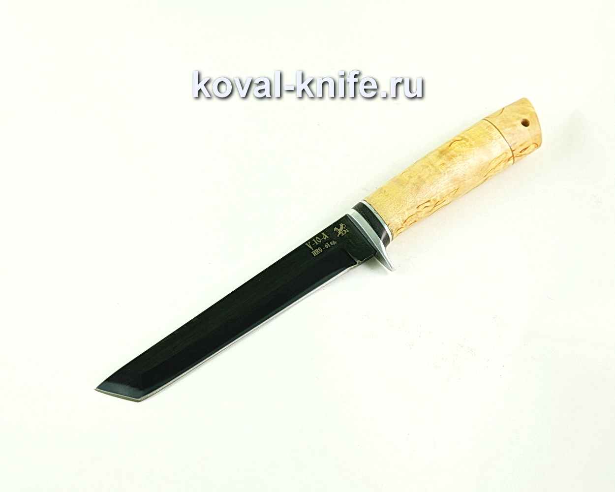 Kobun knife (steel U10), handle Karelian birch A310