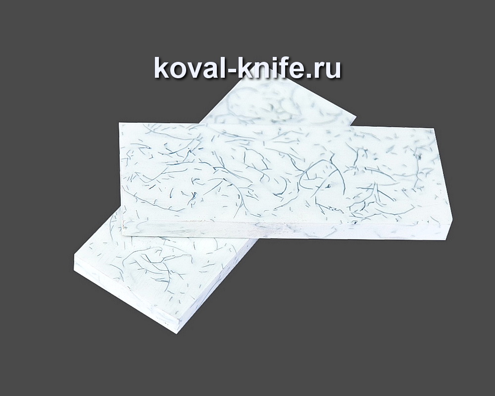 Covers for knife handle made of composite (white color) No. 11