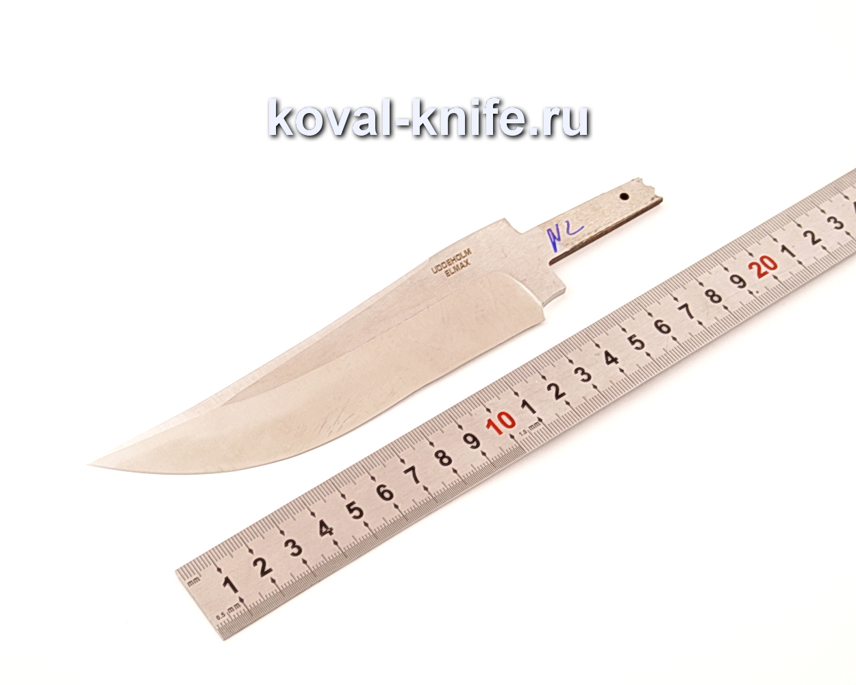 Elmax N2 powder steel knife blade