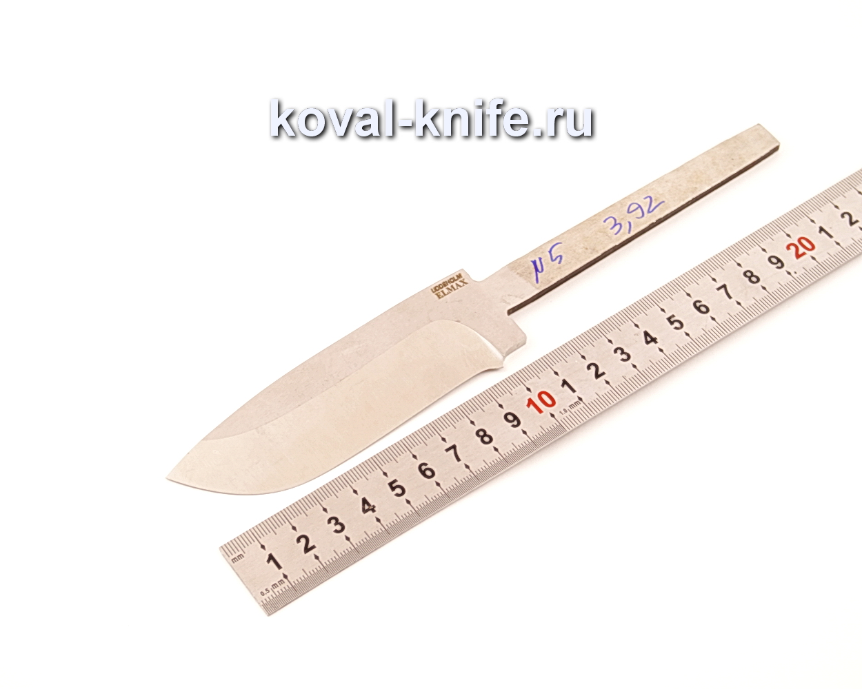 Elmax N5 powder steel knife blade