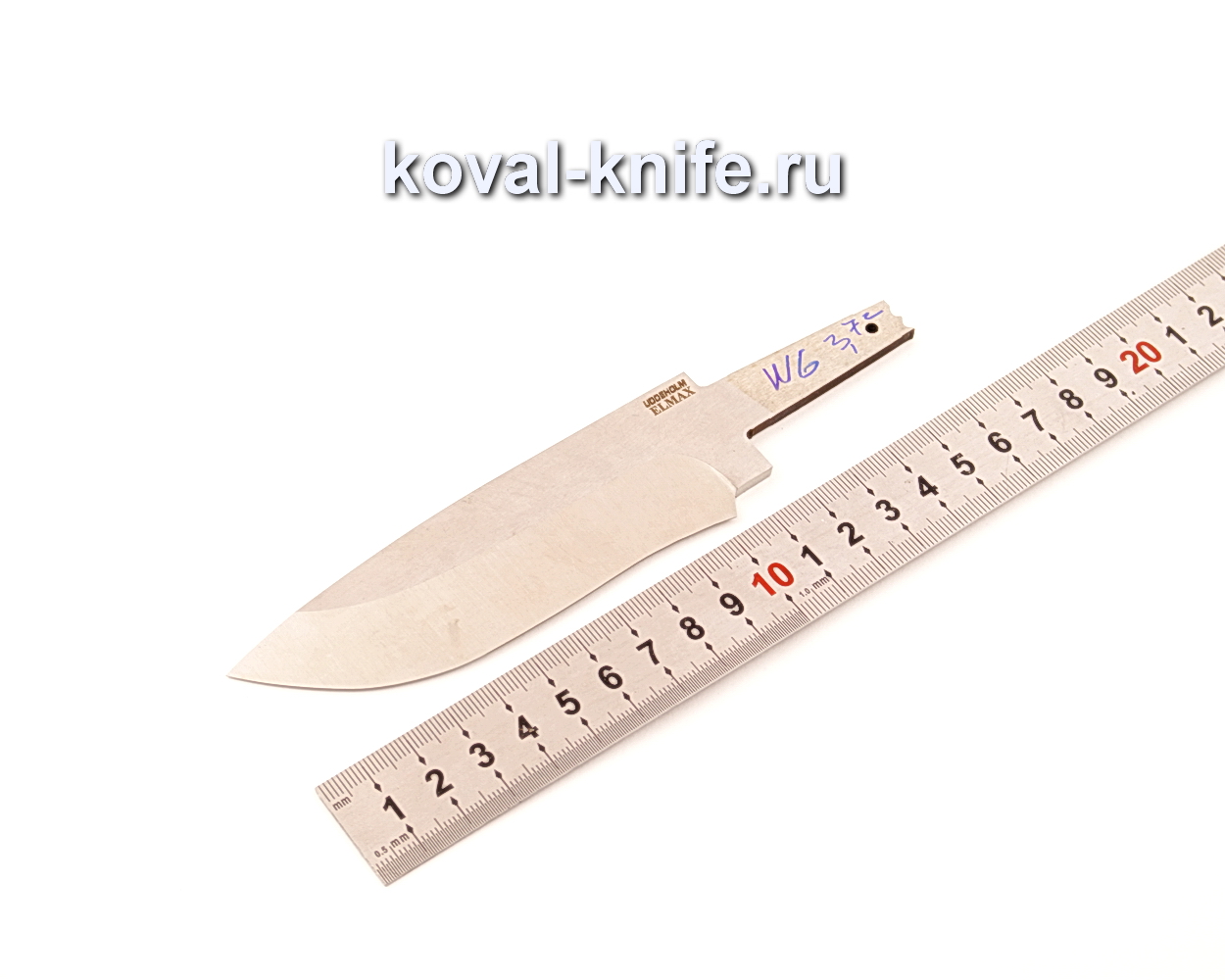 Elmax N6 powder steel knife blade