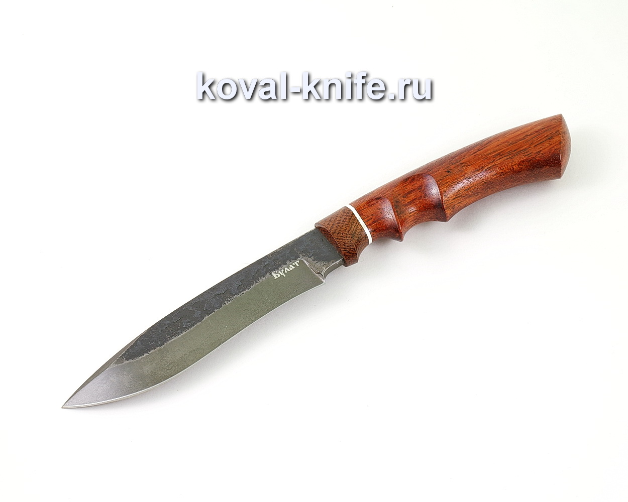 Damask steel knife Orlan (Alloy damask steel, bubing handle, textolite) A463