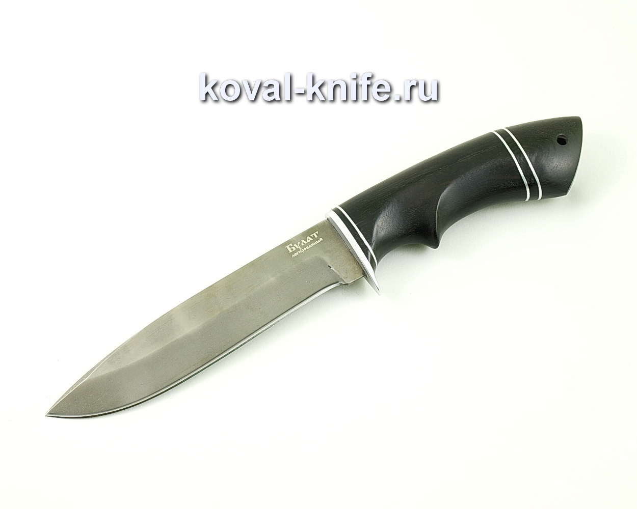 Damascus steel knife Olympus (Alloy Damascus steel, hornbeam hilt) A476