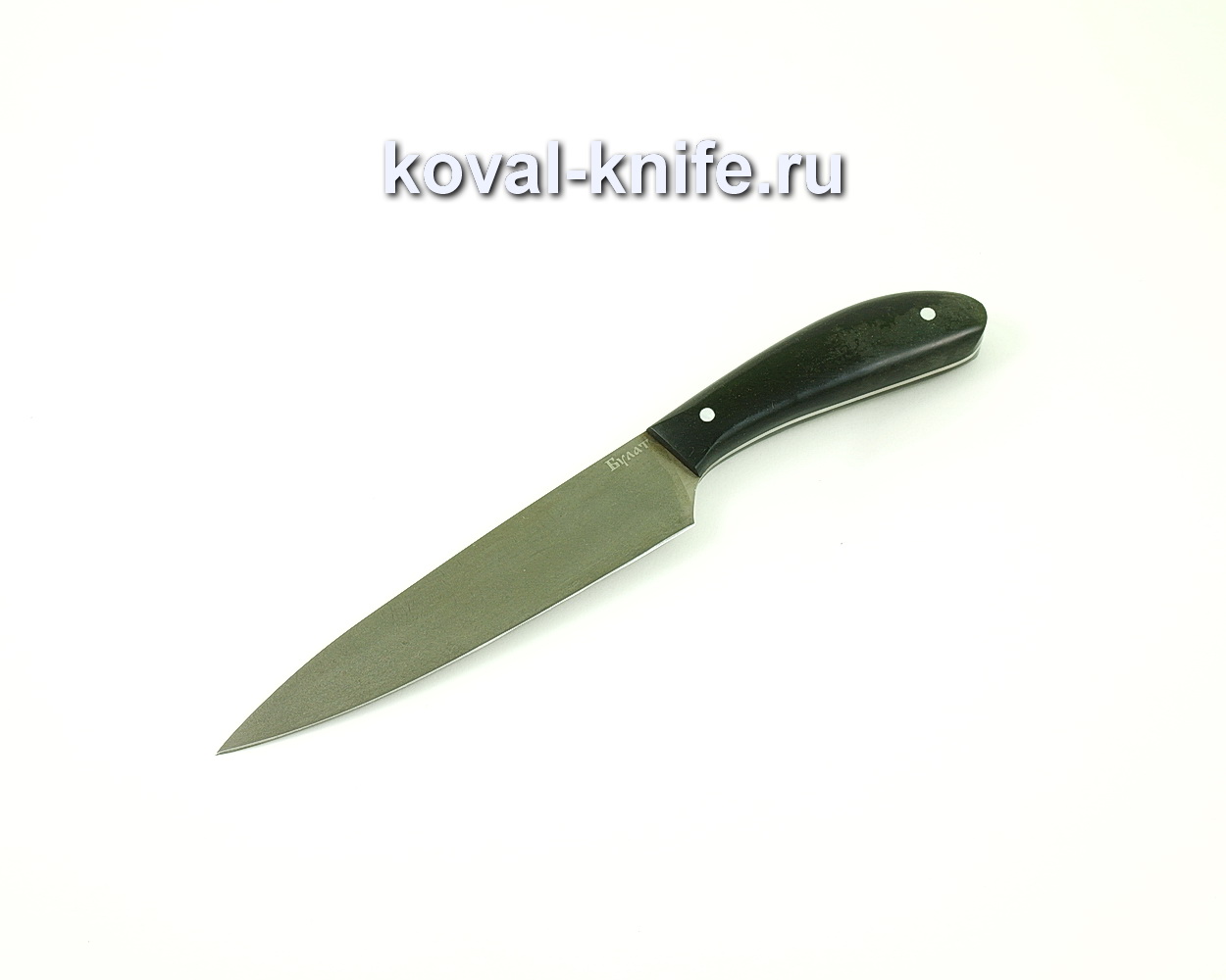 Damask steel knife Kitchen medium (Alloy damask steel, hornbeam hilt) A453