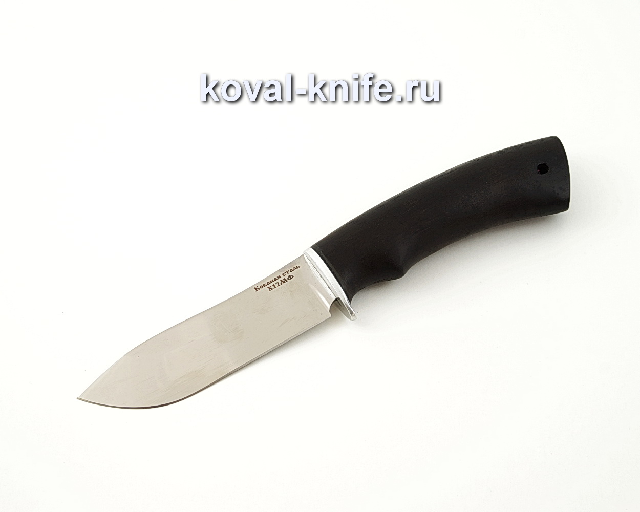 Damascus steel knife Klych (stabilized Karelian birch handle and hornbeam) A496