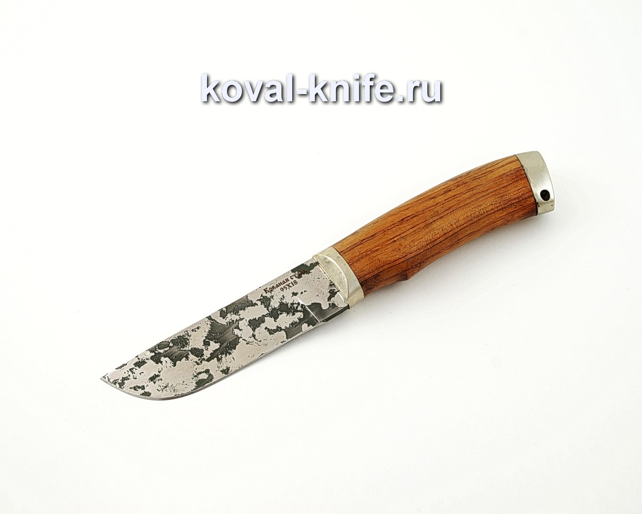 Squirrel knife from the laminated steel (the handle the stabilized Karelian birch) A518