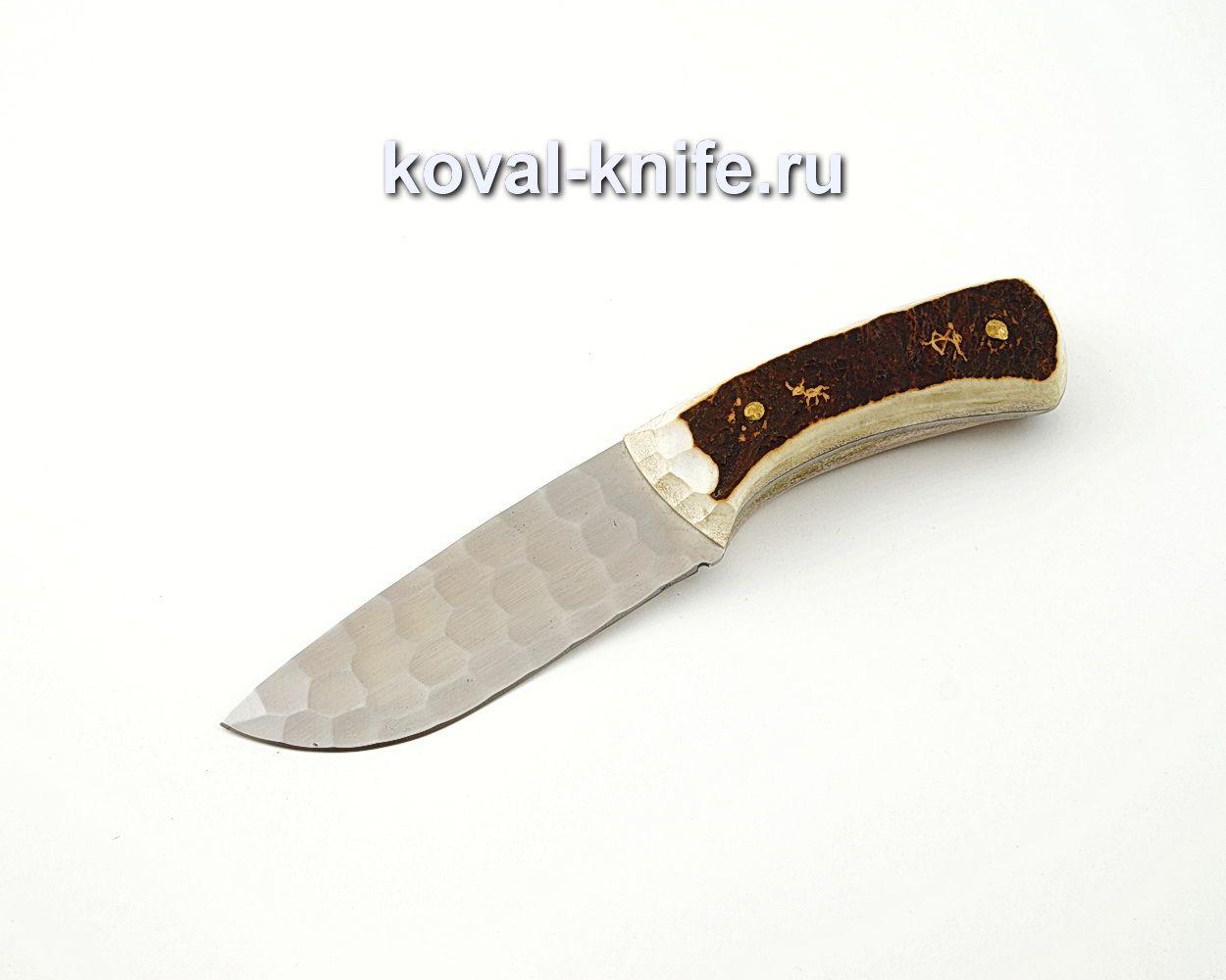 Knife Bars all-metal from forged steel X12MF with a handle made of bone A589