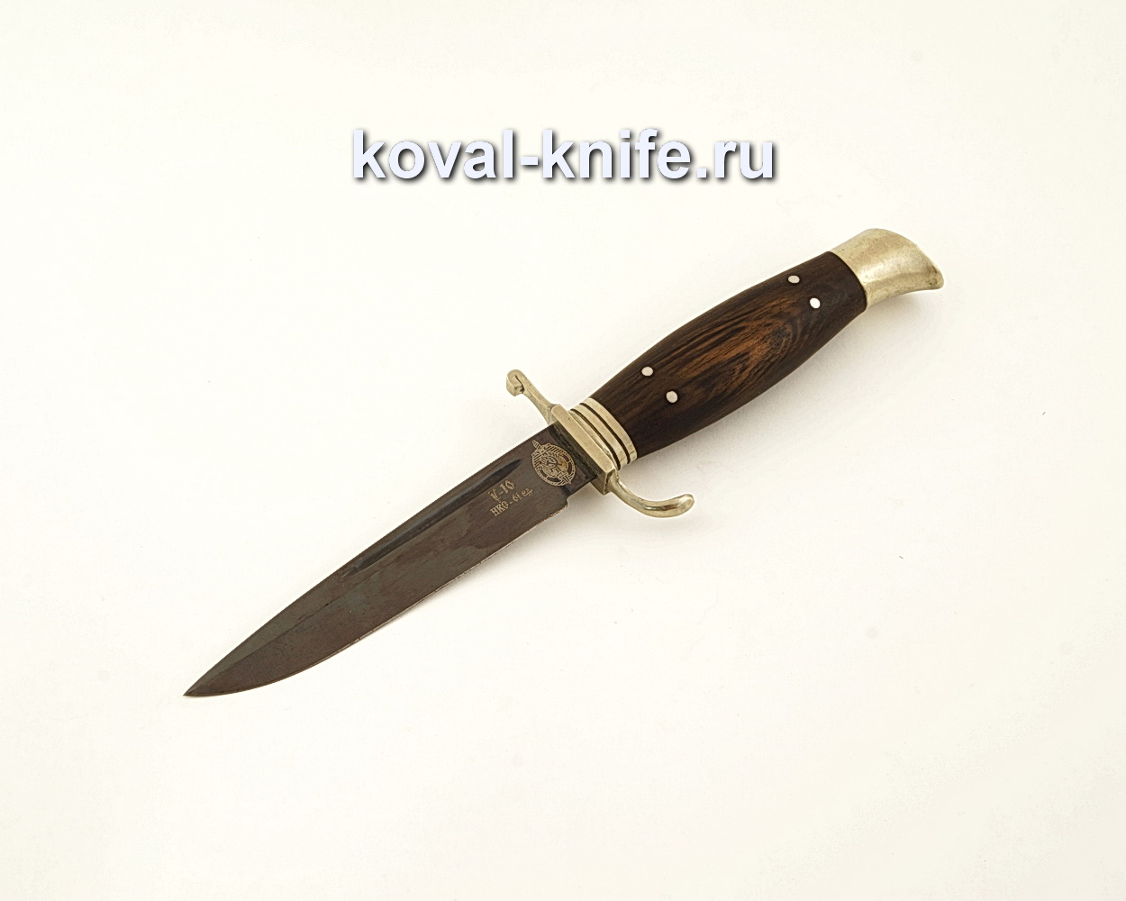 NKVD finca knife from forged steel U10 with a handle from wenge A620