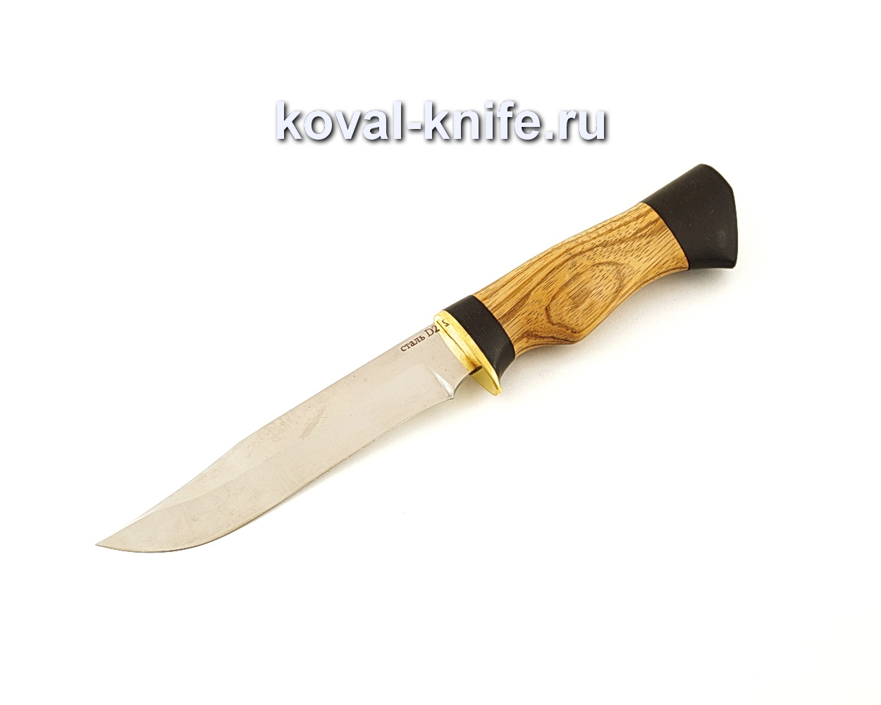 Viking knife in steel D2 with a handle made of zebrano and hornbeam A658