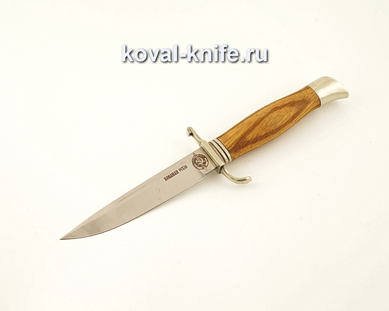 NKVD finca knife from forged steel 95X18 with a handle from zebrano A617