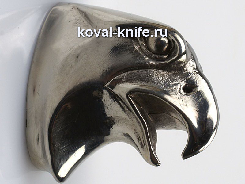 Molding for a knife 134 Eagle smooth. Abutment height on the handle side 35 mm