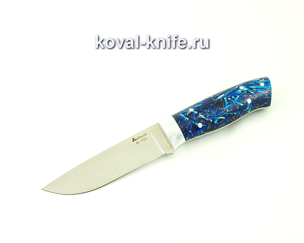 All-metal knife from powder steel M390 Squirrel (handle composite) A511