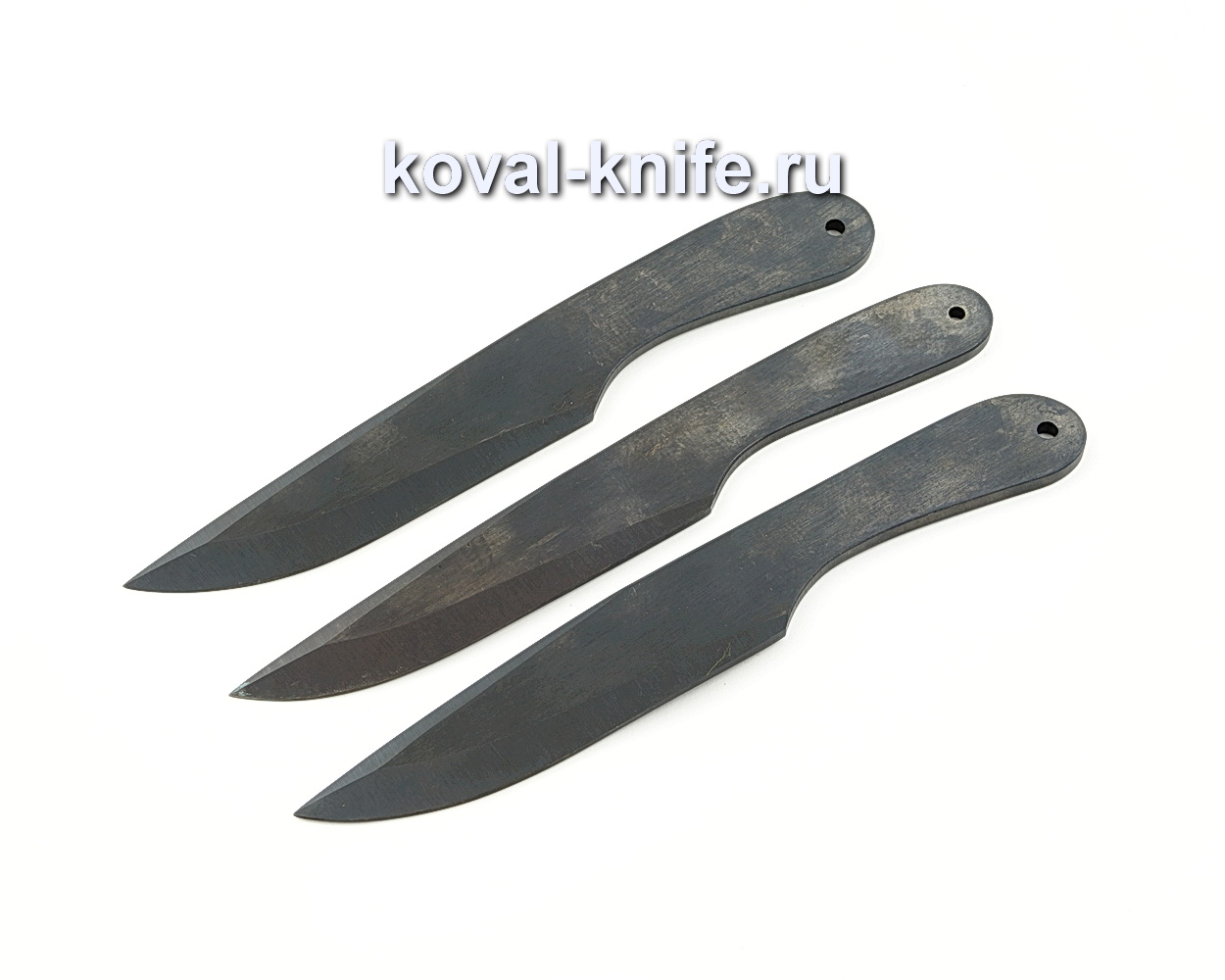 Set of throwing knives Sturgeon made of steel 65G 3pcs. A516