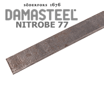 Damasteel Nitrobe 77 steel for knives