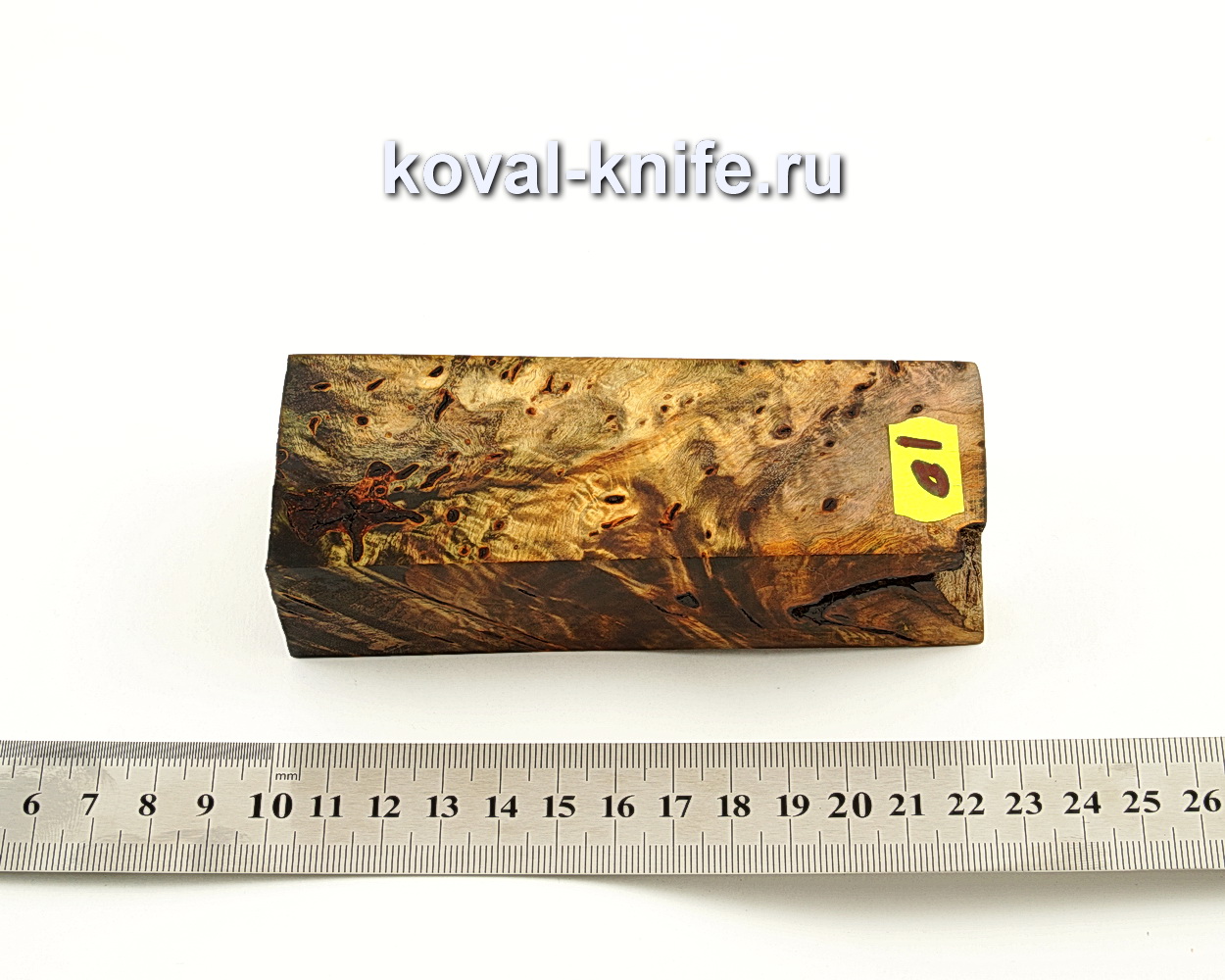 Stabilized wood block for knife N10