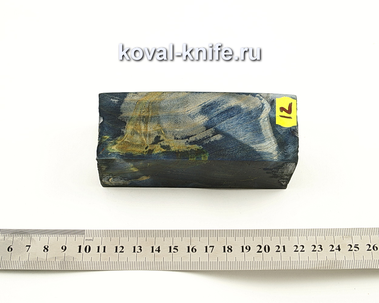 Stabilized wood block for knife N12