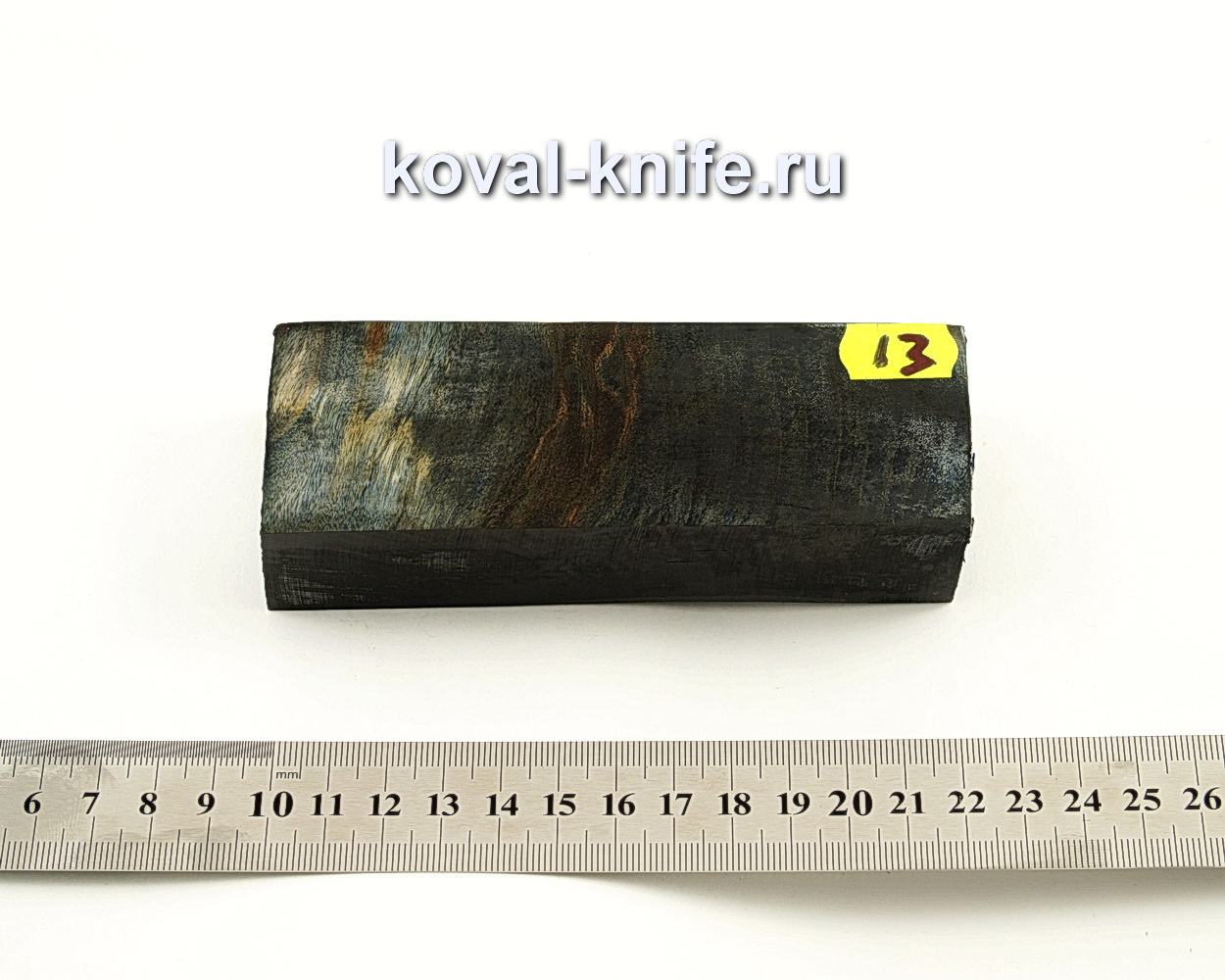 Stabilized wood block for knife N13