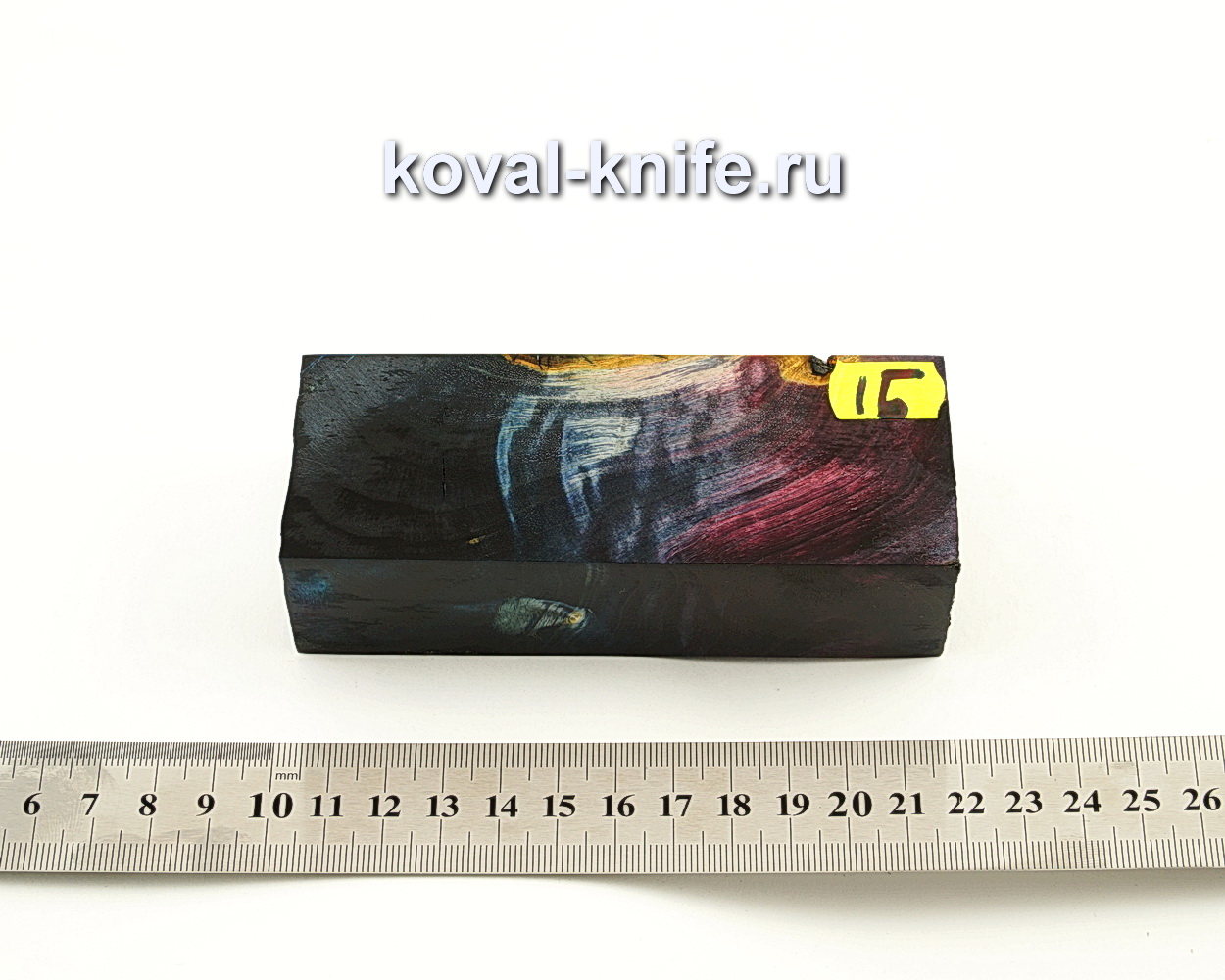 Stabilized wood block for knife N15