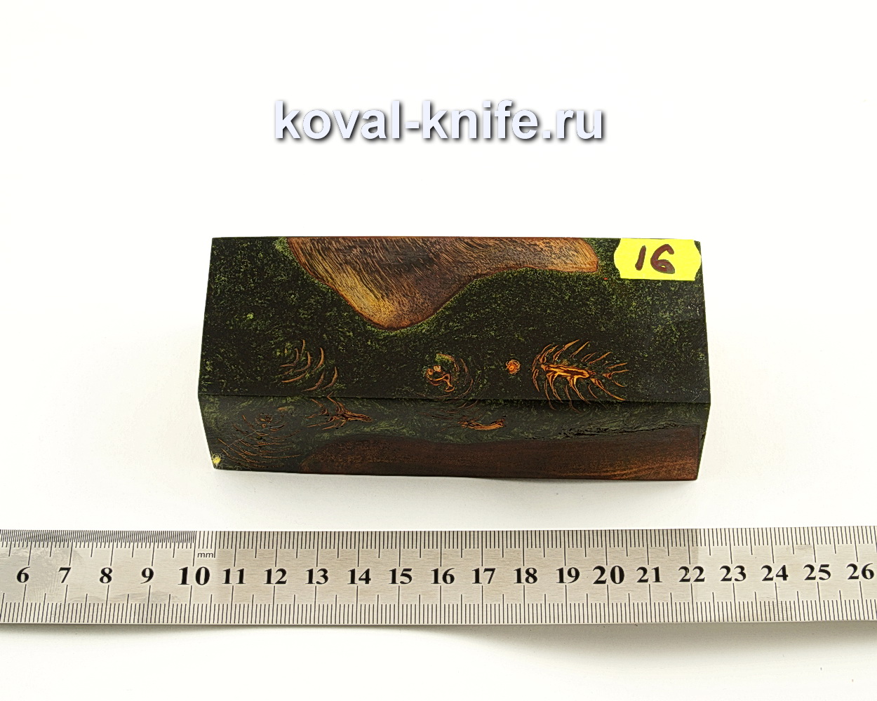 Stabilized wood block for knife N16