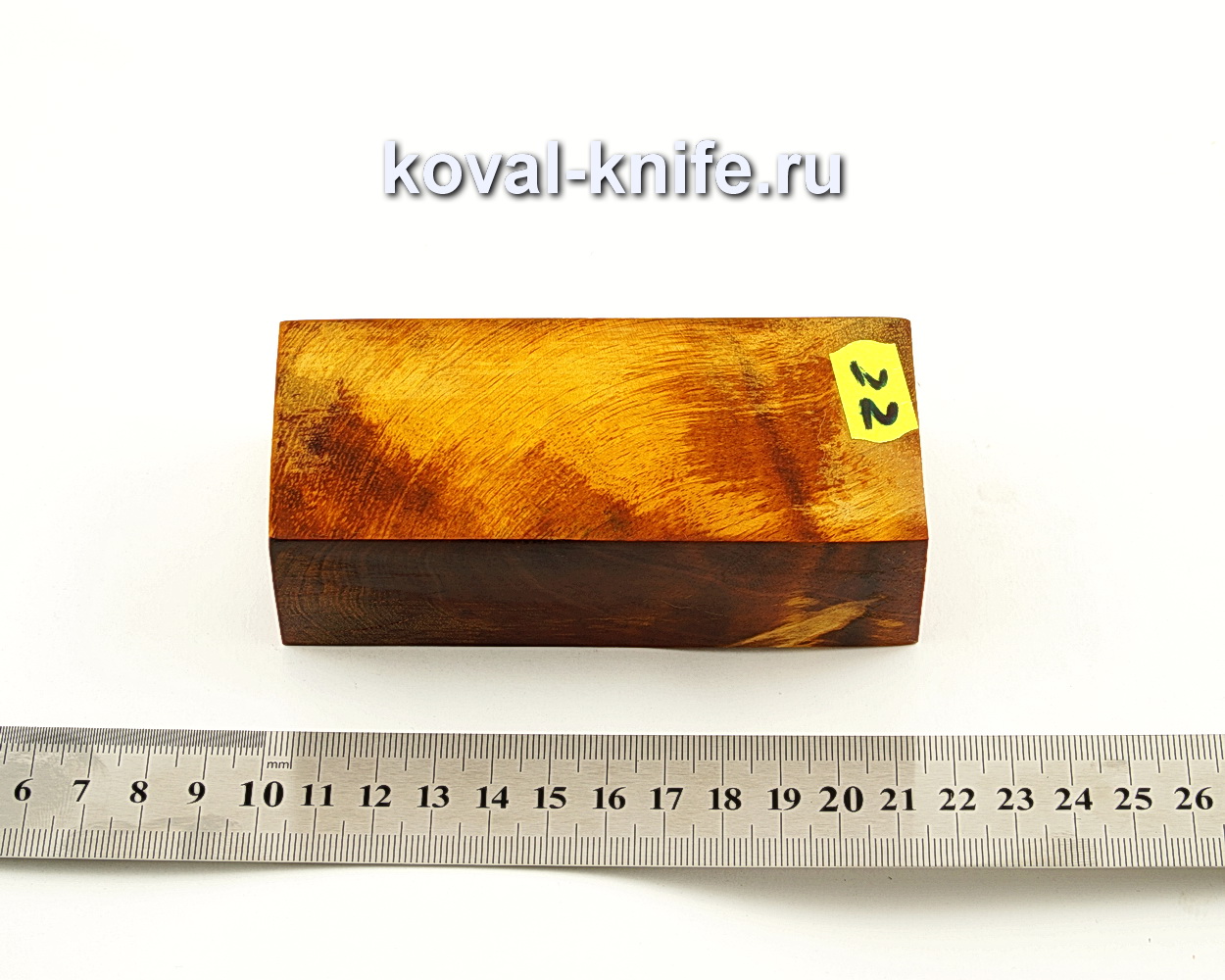 Stabilized wood block for knife N22